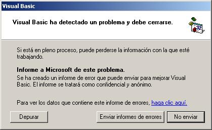 Visual Basic 6.0 - El mal