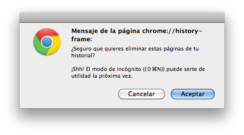 Consejos de Chrome