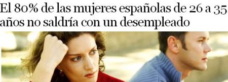 mujeres y desempleados